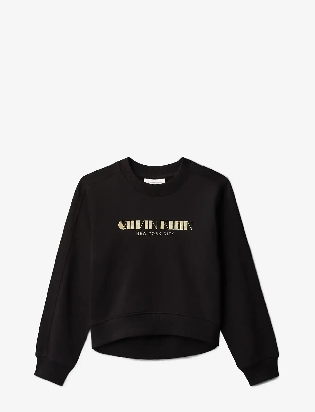 Calvin Klein - GLITTER AW CN SWEATSHIRT - sweatshirts - ck black - 1