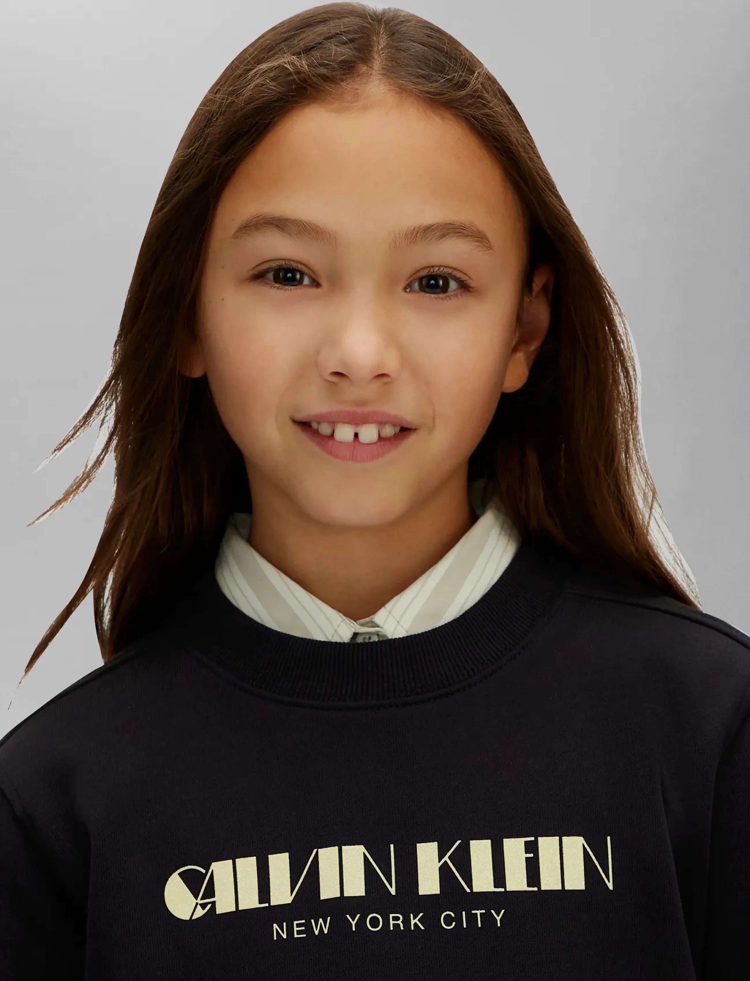 Calvin Klein - GLITTER AW CN SWEATSHIRT - sweatshirts - ck black - 4