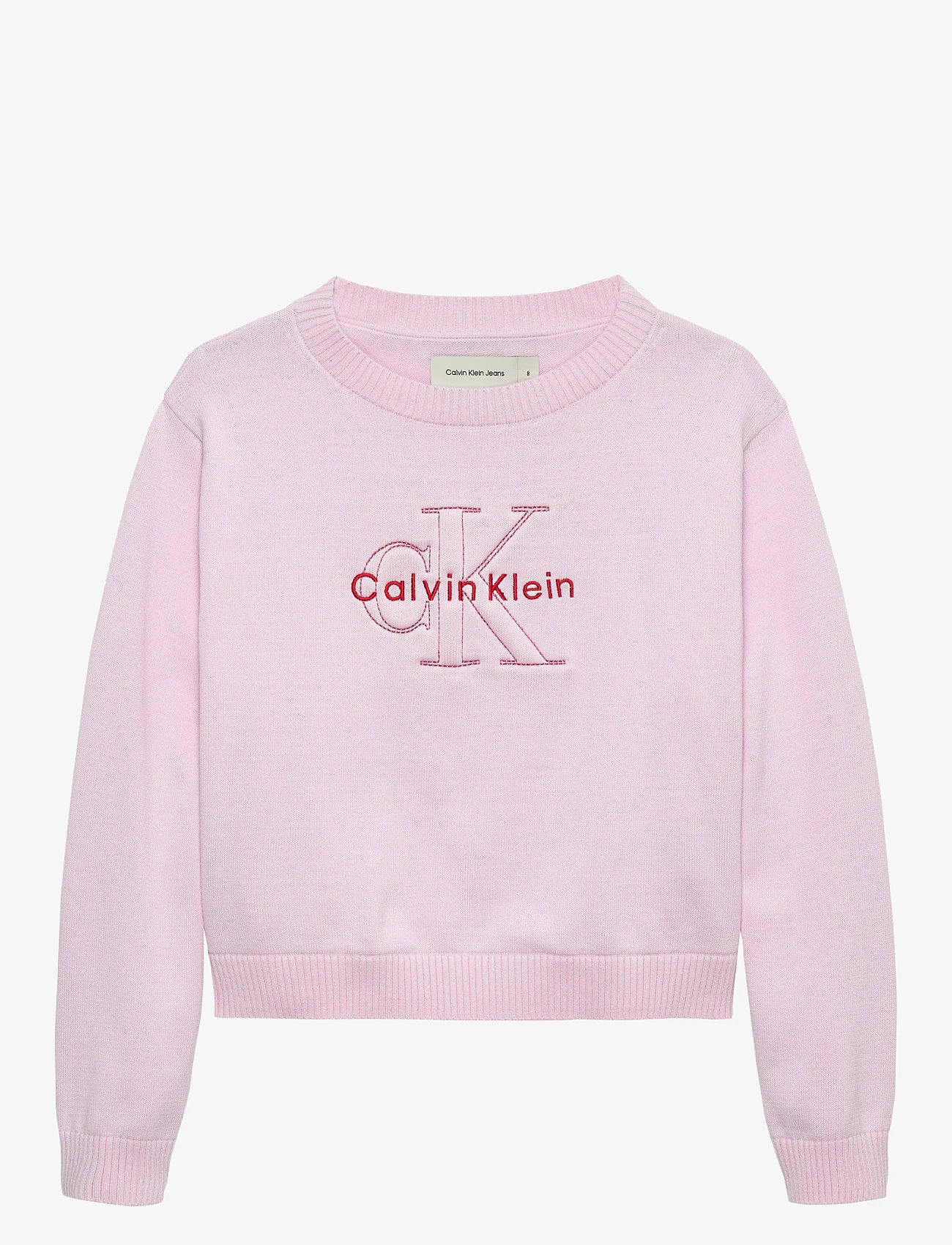 Calvin Klein - MONOLOGO SWEATER - sweatshirts - pearly pink - 1