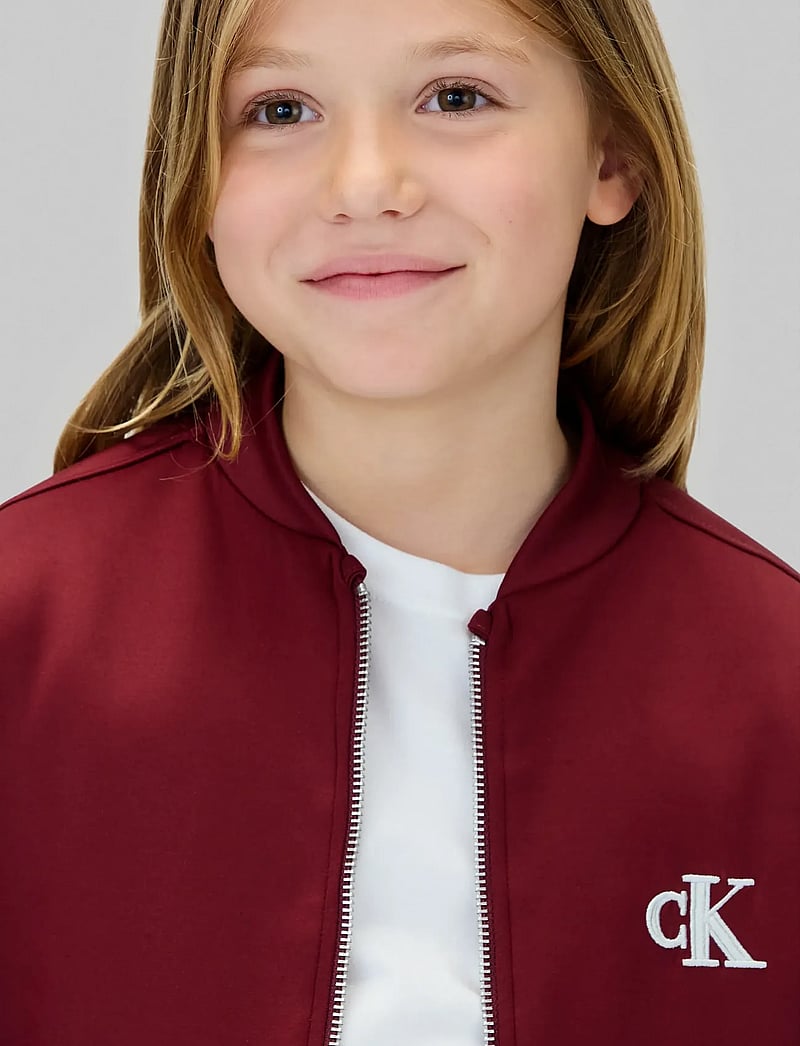 Calvin Klein - TRICOT BOMER JACKET - bomberjakker - raspberry chocolate - 4