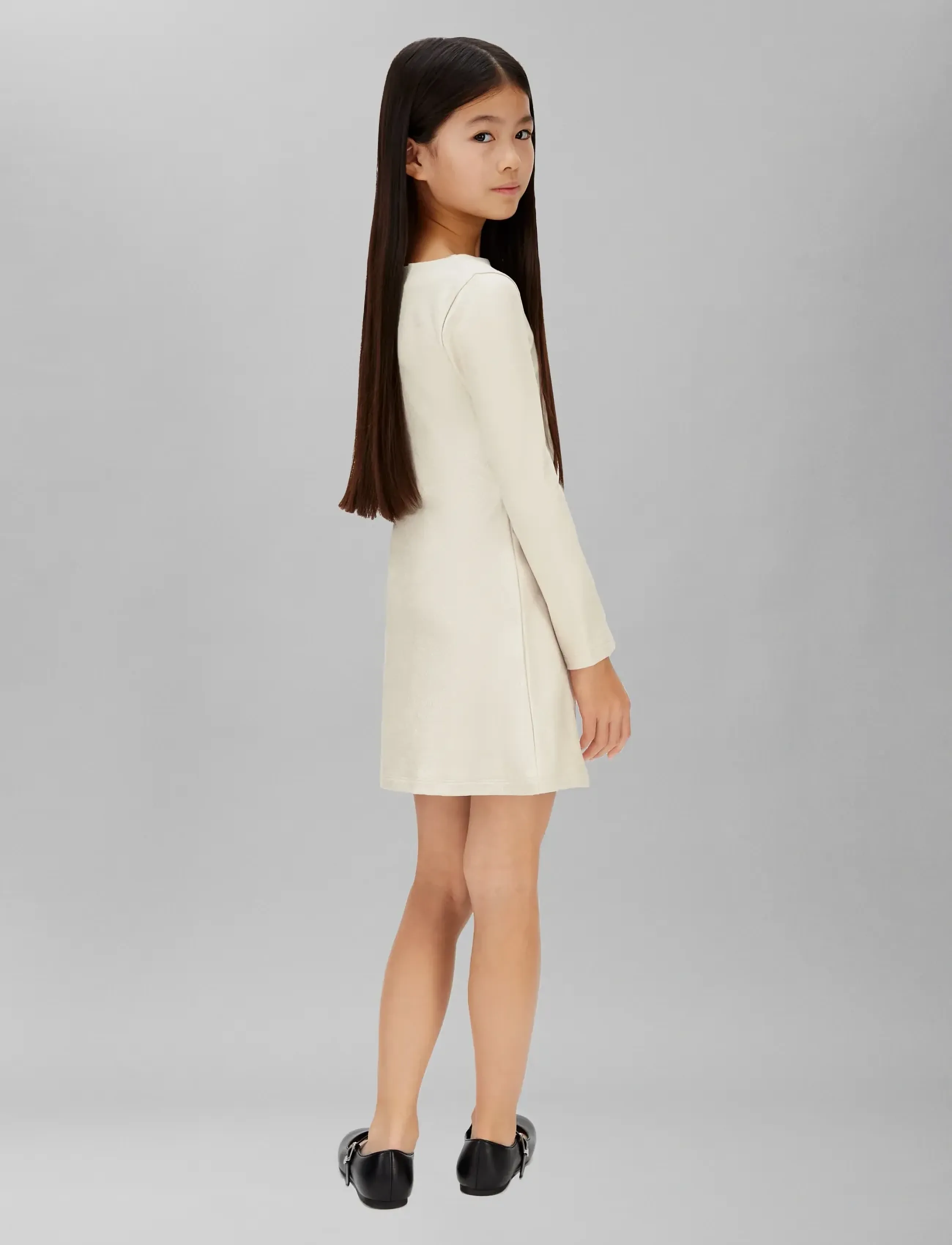 Calvin Klein - GLITTER COATED DRESS - frosted almond - 2