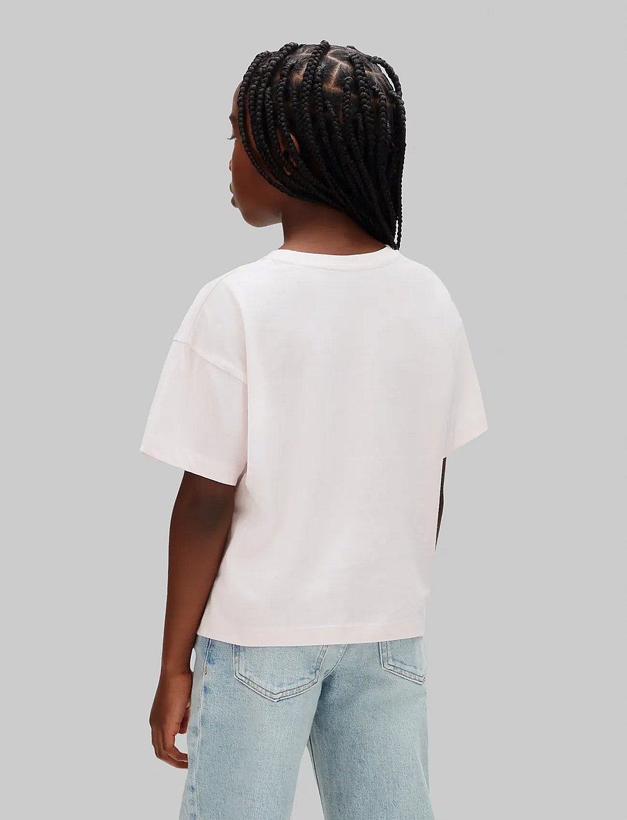 Calvin Klein - CK LOGO BOXY T-SHIRT - kurzärmelige - mauve chalk - 2