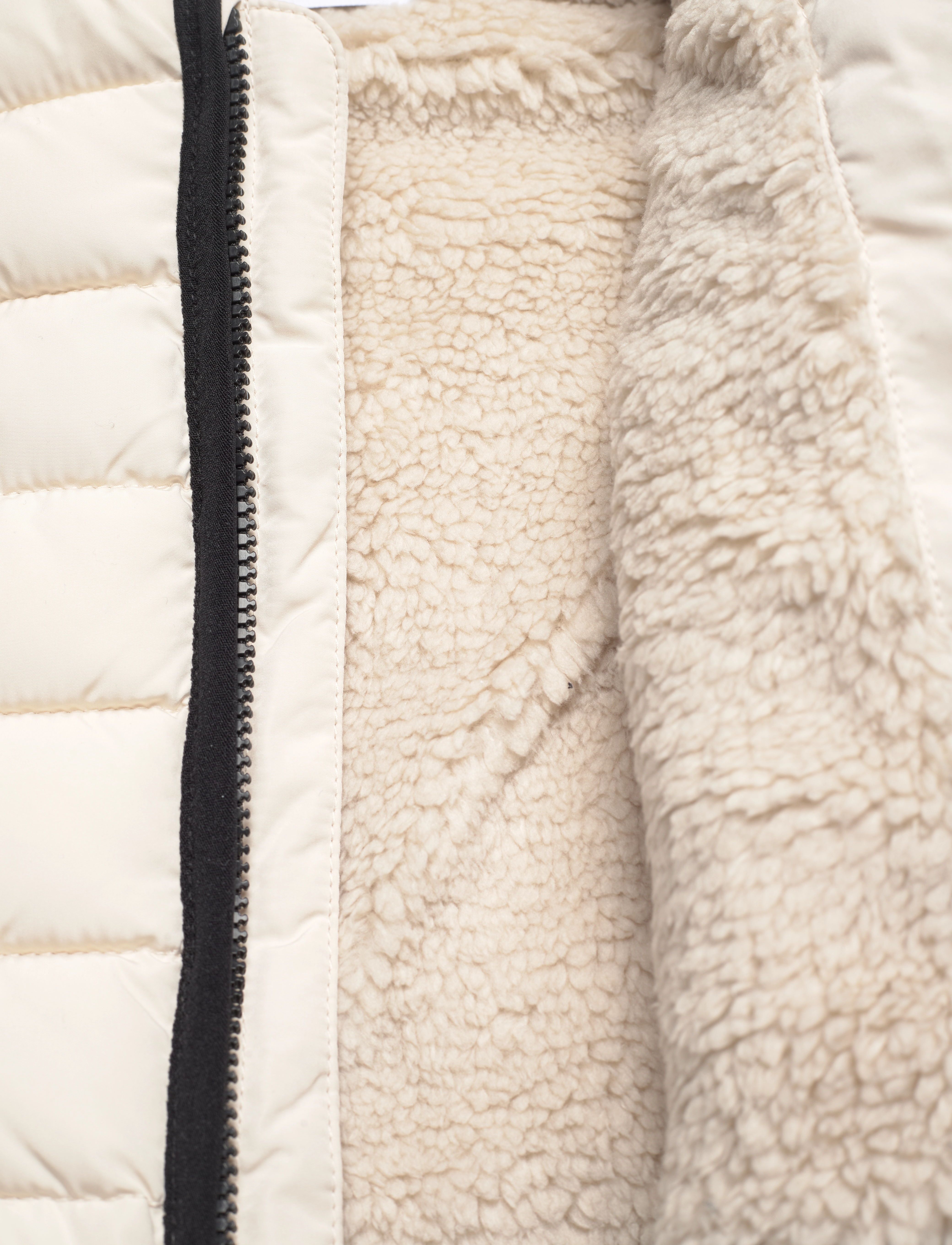 Calvin Klein - MIX MEDIA TEDDY VEST - whitecap gray - 4