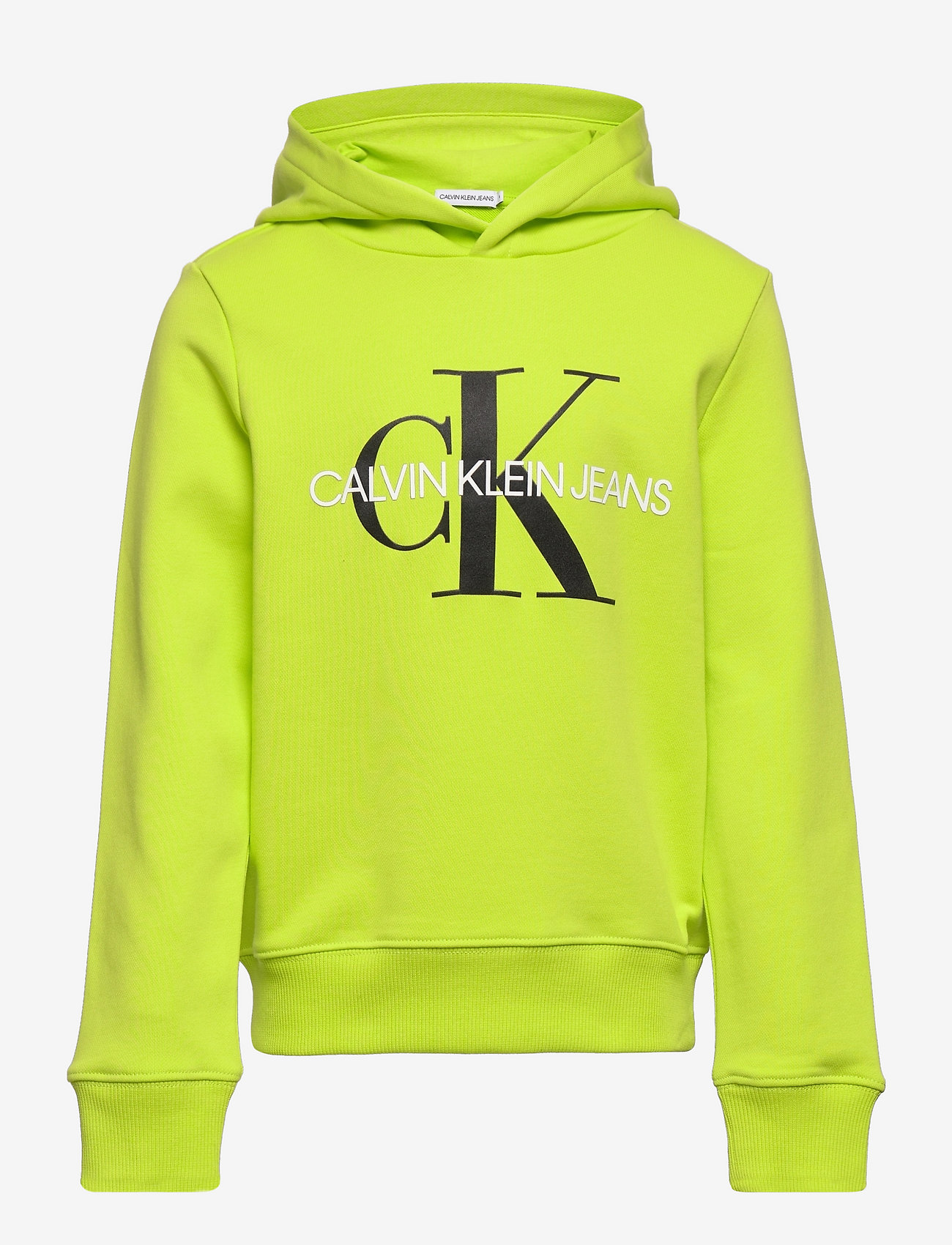 Calvin Klein - MONOGRAM HOODIE - acid lime - 0
