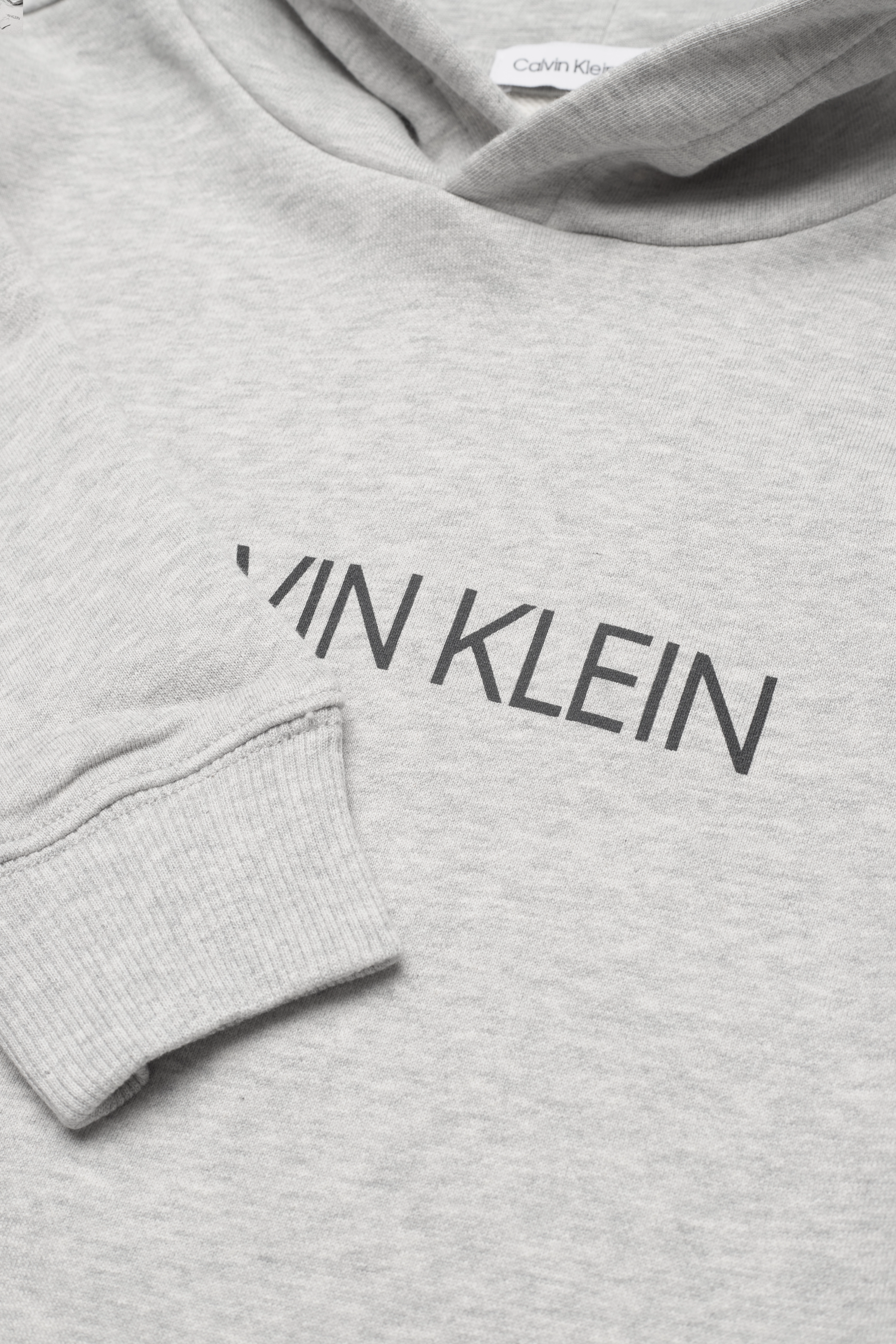 Calvin Klein - INSTITUTIONAL LOGO HOODIE - light grey heather - 2