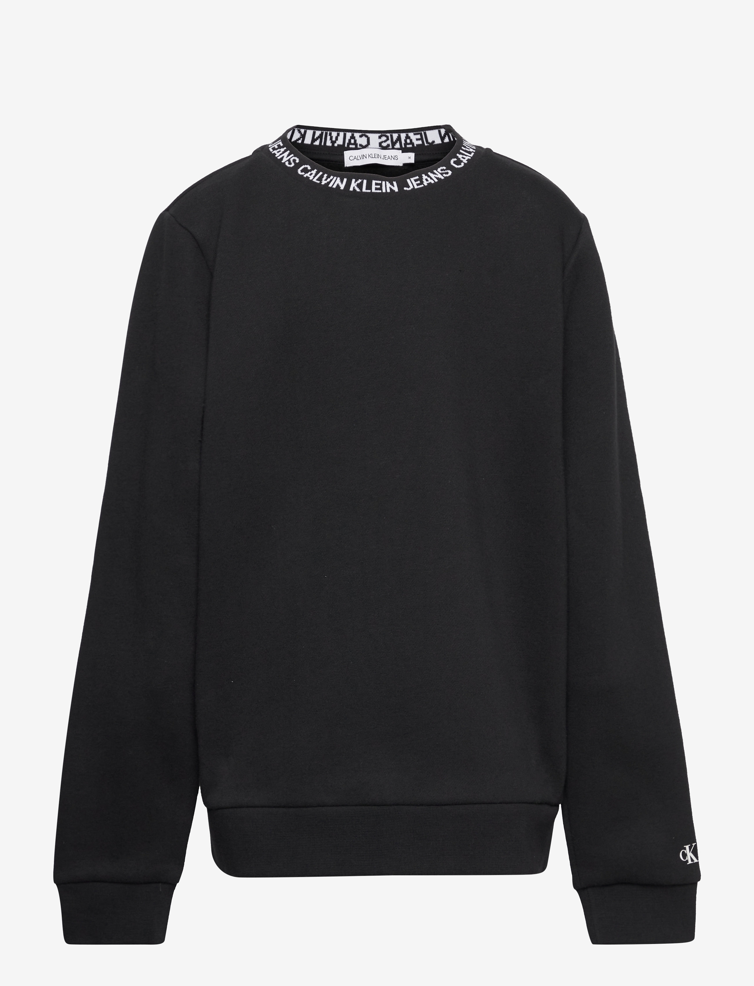 Calvin Klein - INTARSIA LOGO SWEATSHIRT - ck black - 0