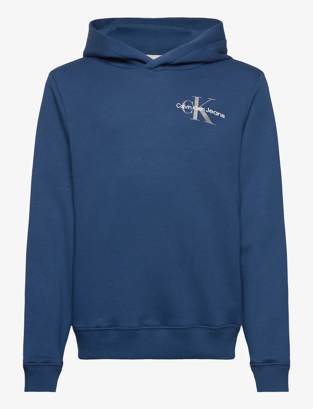 Calvin Klein - SMALL MONOGRAM HOODIE - kapuzenpullover - blue jean - 0