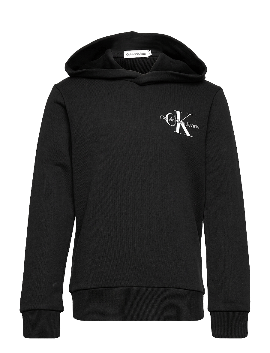 Calvin Klein - SMALL MONOGRAM HOODIE - hettupeysur - ck black - 1