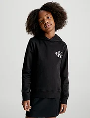 Calvin Klein - SMALL MONOGRAM HOODIE - džemperi ar kapuci - ck black - 3
