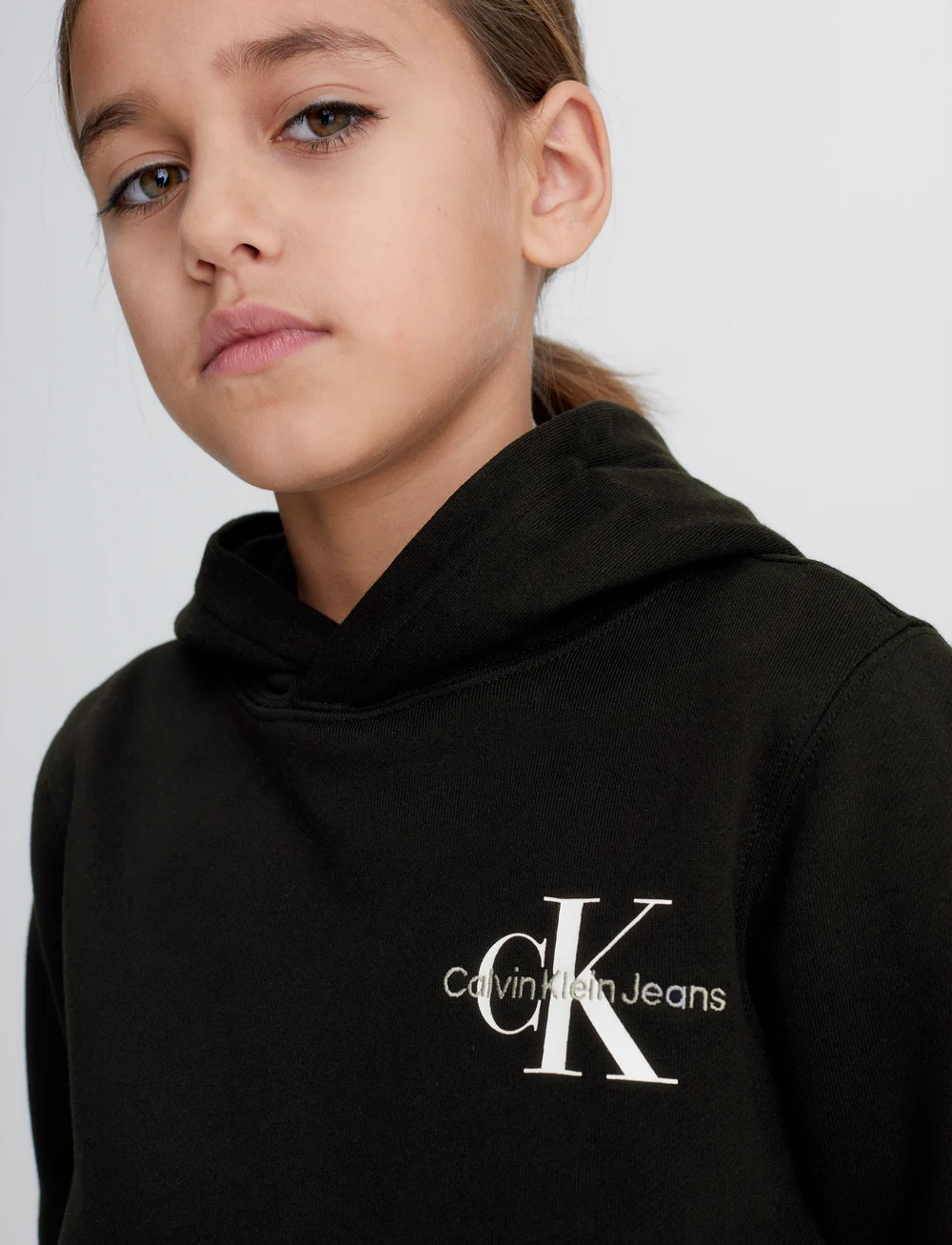 Calvin Klein - SMALL MONOGRAM HOODIE - hættetrøjer - ck black - 4