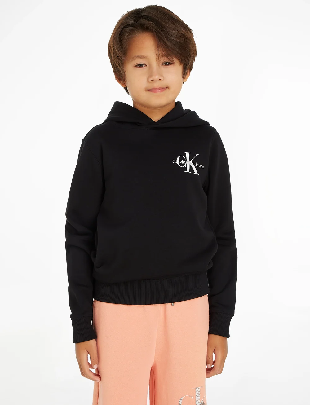 Calvin Klein - SMALL MONOGRAM HOODIE - hættetrøjer - ck black - 5