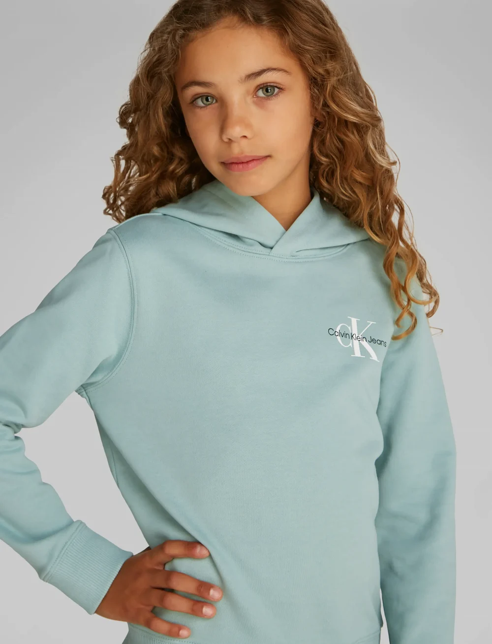Calvin Klein - SMALL MONOGRAM HOODIE - kapuzenpullover - green surf - 4
