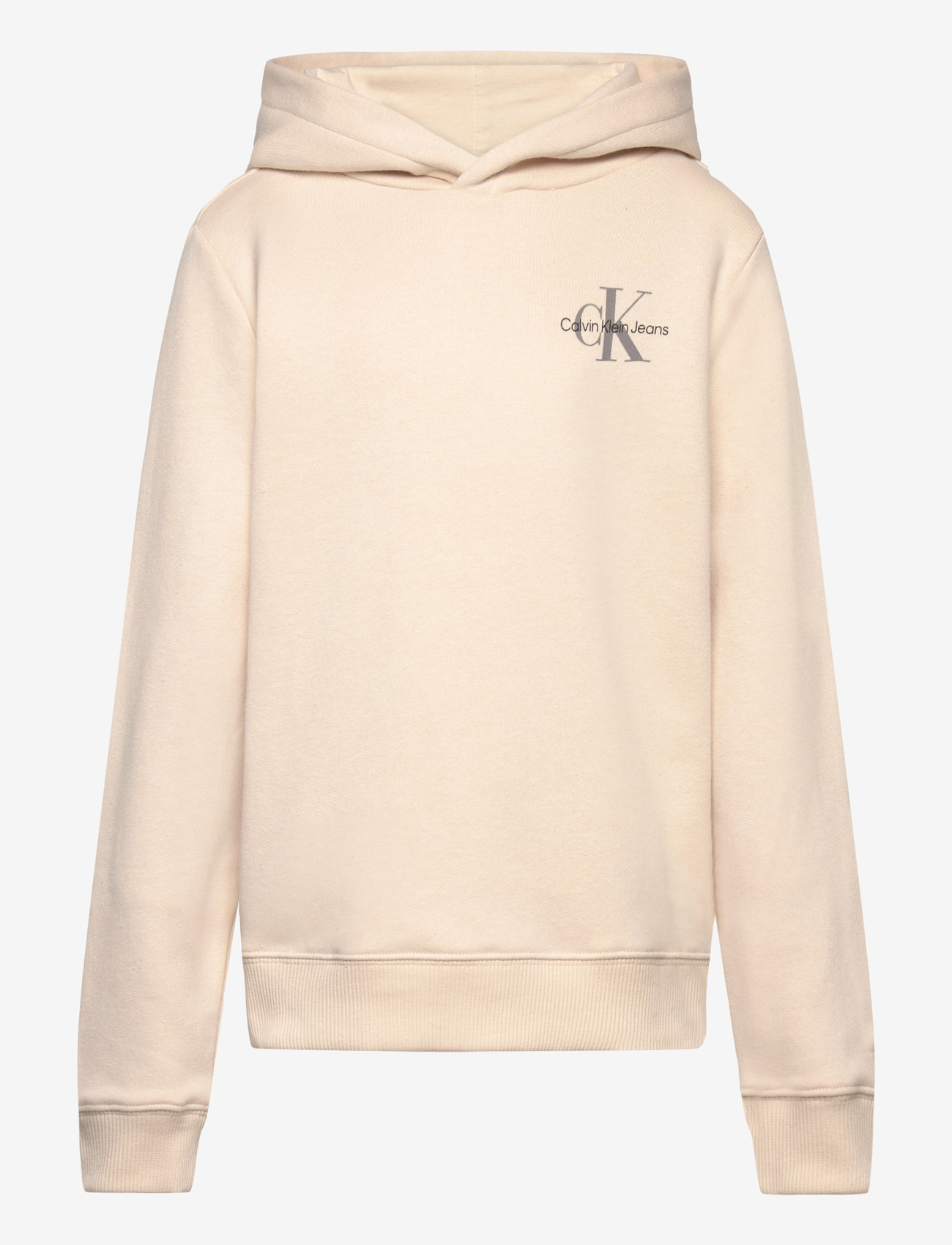 Calvin Klein - SMALL MONOGRAM HOODIE - kapuutsiga dressipluusid - whitecap gray - 0