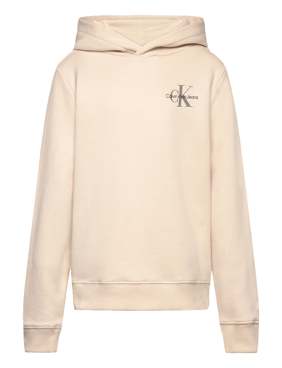 Calvin Klein - SMALL MONOGRAM HOODIE - kapuzenpullover - whitecap gray - 0