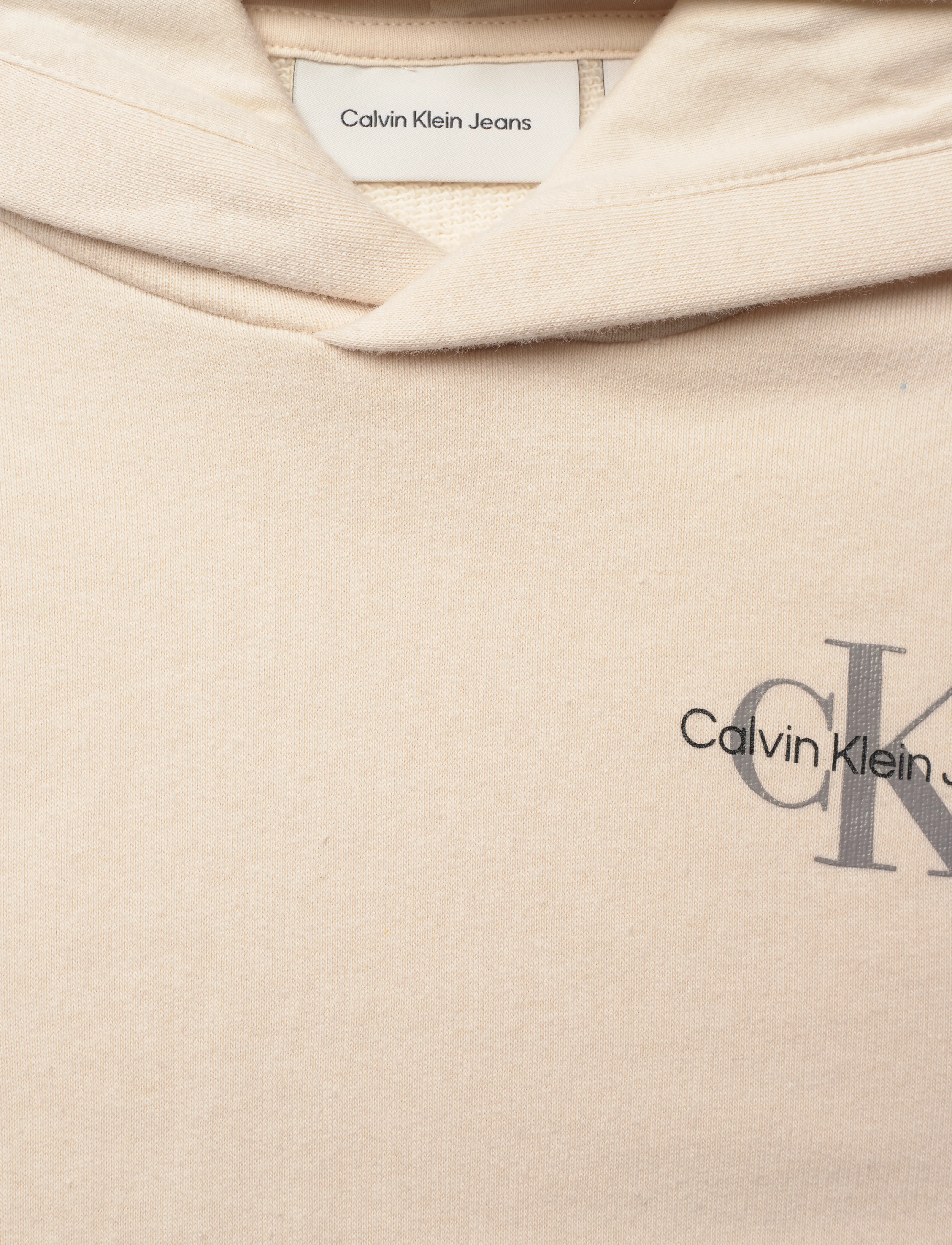 Calvin Klein - SMALL MONOGRAM HOODIE - kapuutsiga dressipluusid - whitecap gray - 2