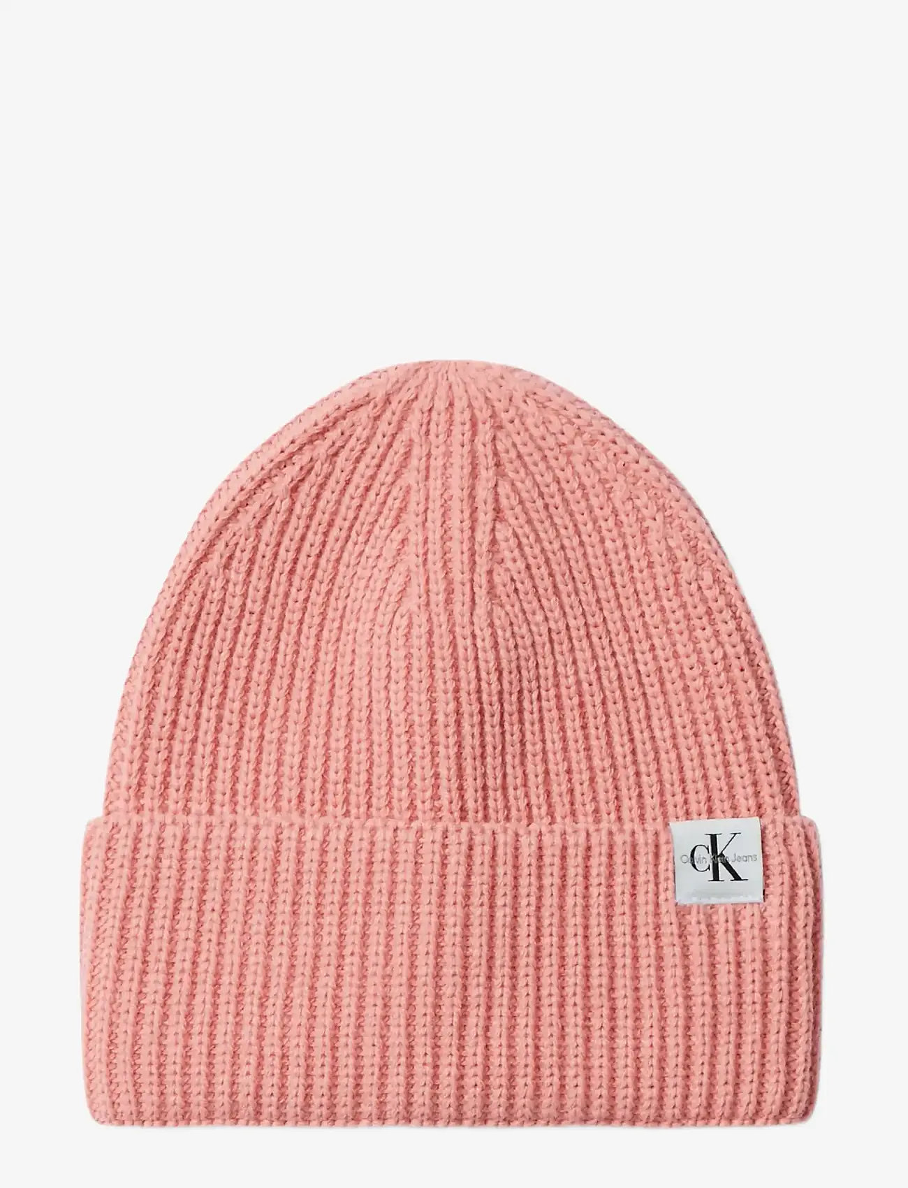 Calvin Klein - MONOGRAM RIB BEANIE - wintermützen - brandied apricot - 0