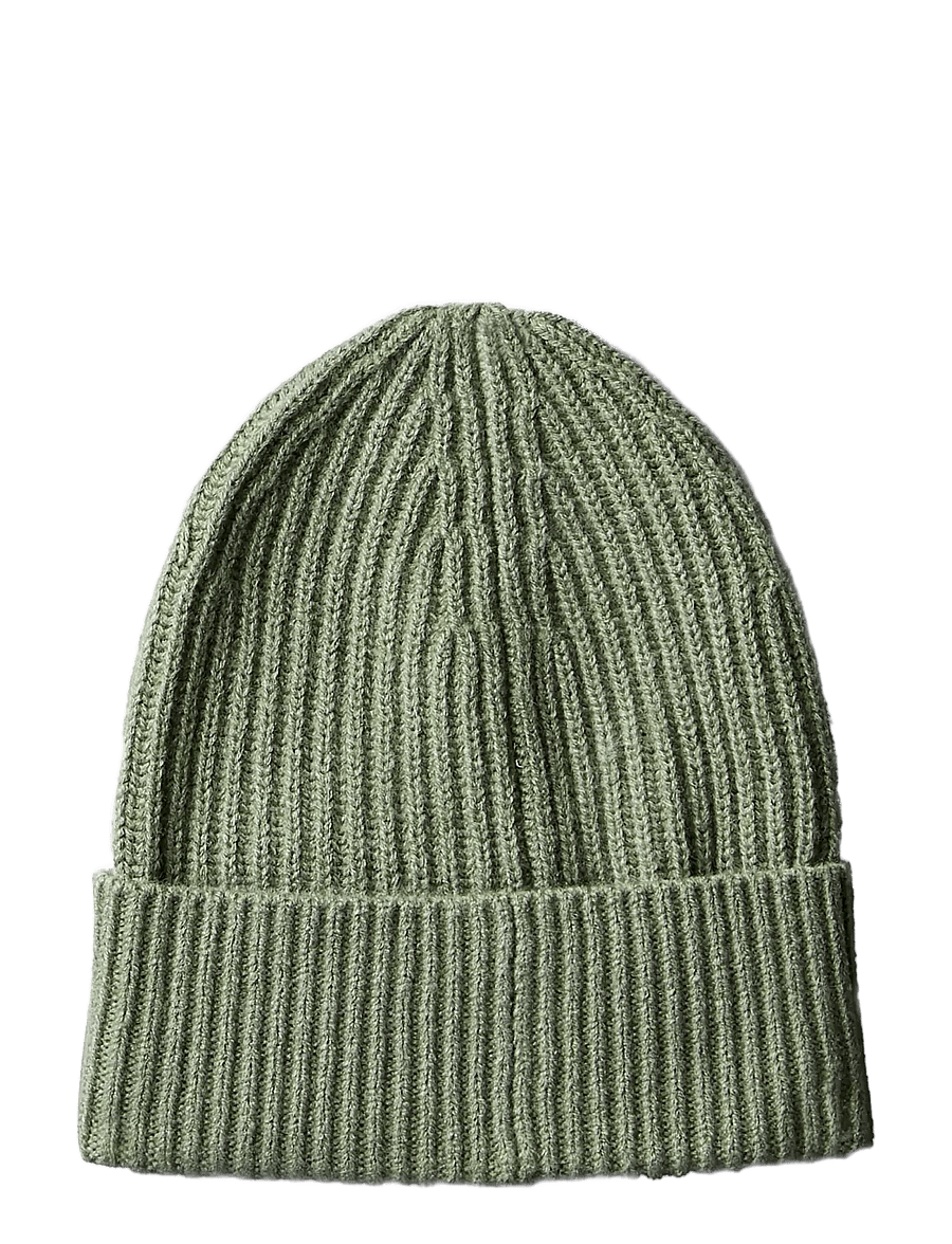 Calvin Klein - MONOGRAM RIB BEANIE - beanies - oil green - 1