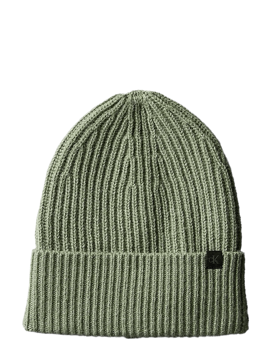 Calvin Klein - MONOGRAM RIB BEANIE - beanies - oil green - 2