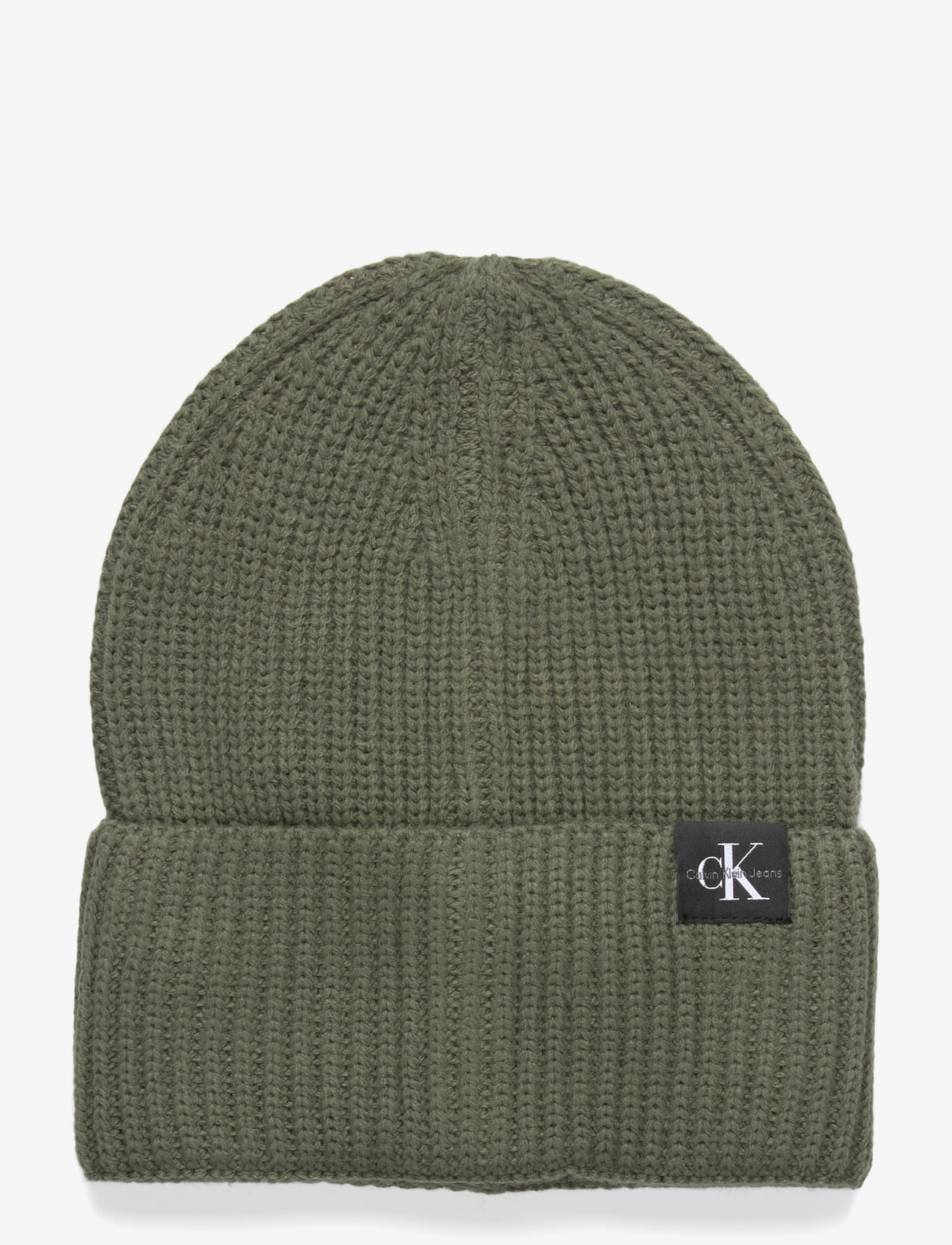 Calvin Klein - MONOGRAM RIB BEANIE - wintermützen - thyme - 1