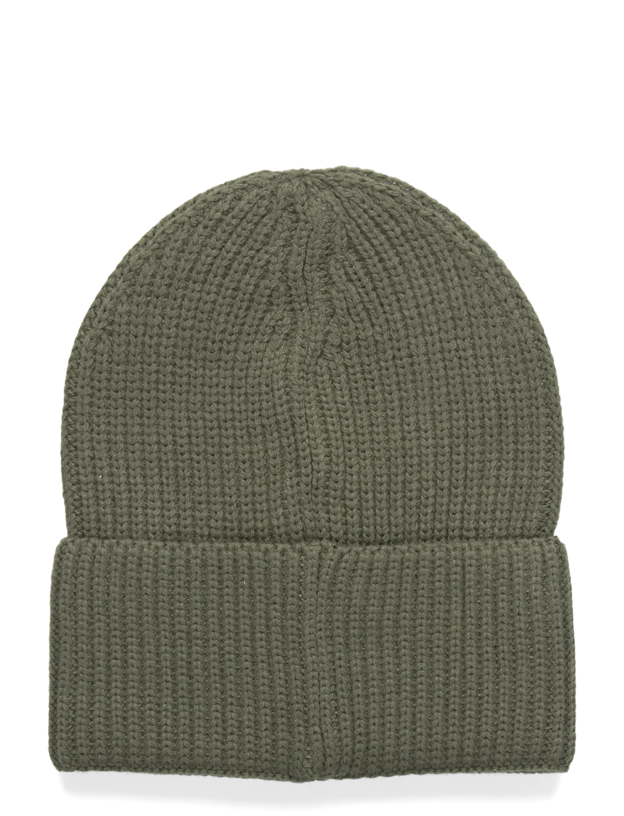 Calvin Klein - MONOGRAM RIB BEANIE - vinterluer - thyme - 2