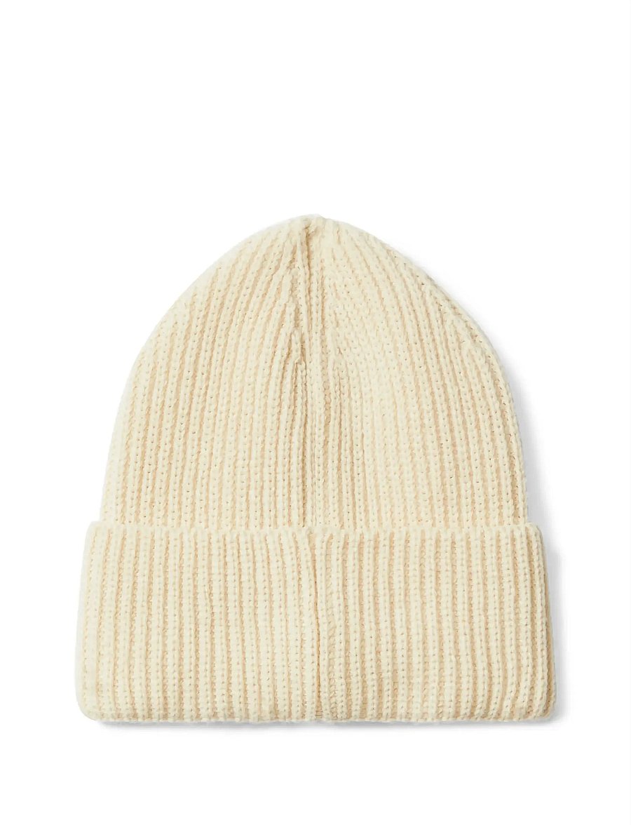 Calvin Klein - MONOGRAM RIB BEANIE - beanies - whitecap gray - 1