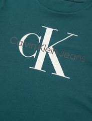 Calvin Klein - CK MONOGRAM SS T-SHIRT - krótki rękaw - atlantic deep - 2