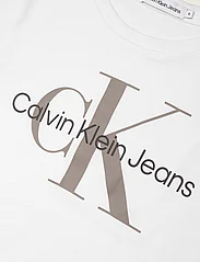 Calvin Klein - CK MONOGRAM SS T-SHIRT - kortærmede t-shirts - bright white - 2