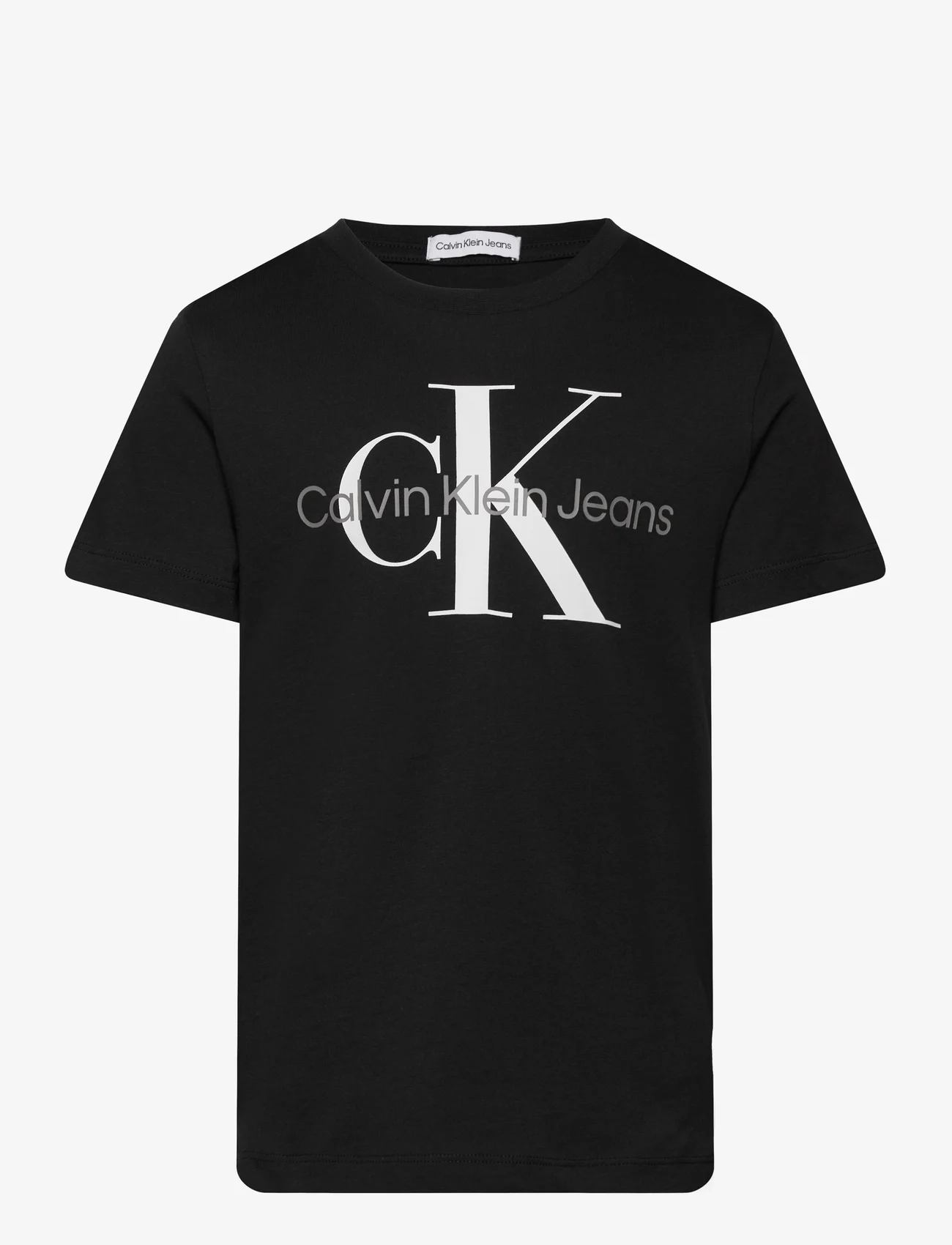 Calvin Klein - CK MONOGRAM SS T-SHIRT - kortärmade t-shirts - ck black - 0