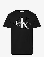 Calvin Klein - CK MONOGRAM SS T-SHIRT - short-sleeved t-shirts - ck black - 0