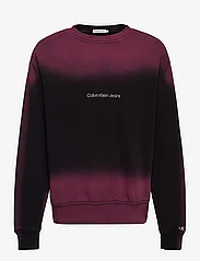 Calvin Klein - HYPER REAL SPRAY CREWNECK - bluzy - gradient spray aop - 0