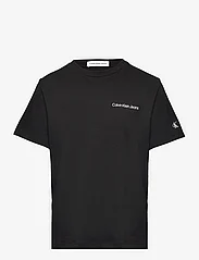 Calvin Klein - CHEST INST. LOGO SS T-SHIRT - lühikeste varrukatega t-särgid - ck black - 0