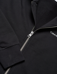 Calvin Klein - INST. LOGO RELAXED ZIP-THROUGH - džemperiai su gobtuvu - ck black - 5