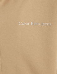 Calvin Klein - INST. LOGO RELAXED ZIP-THROUGH - kapuutsiga dressipluusid - warm sand - 6