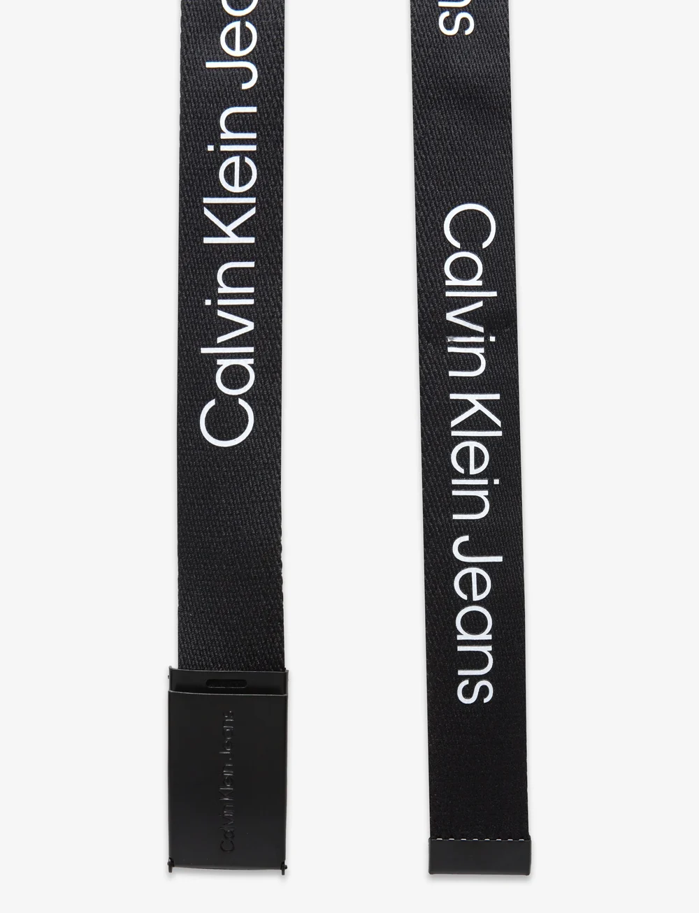 Calvin klein sales canvas plaque belt