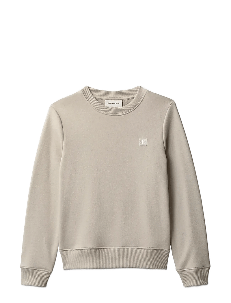 Calvin Klein - MONO MINI BADGE REG CN - sweatshirts - ancient marble - 1