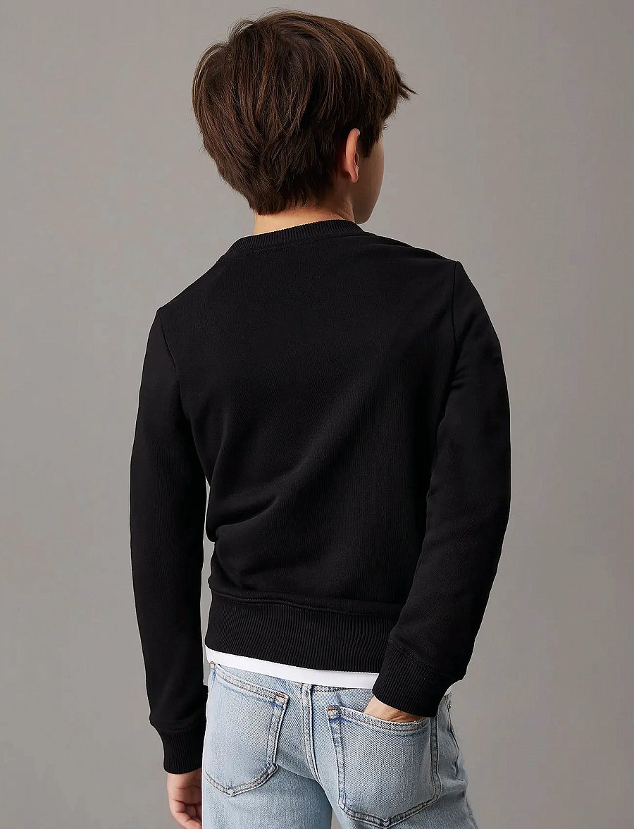 Calvin Klein - MONO MINI BADGE REG CN - sweatshirts - ck black - 2