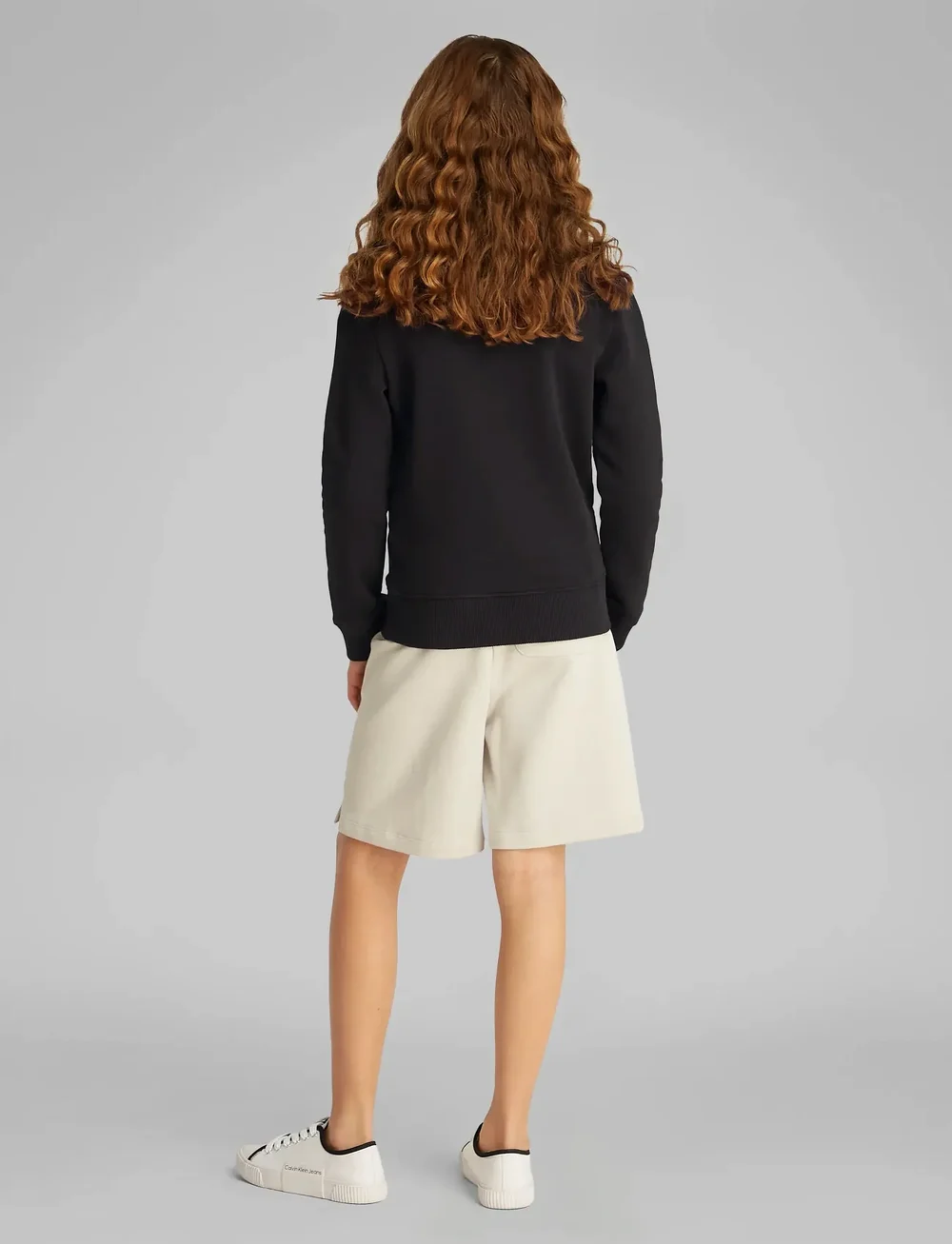 Calvin Klein - MONO MINI BADGE REG CN - sweatshirts - ck black - 5