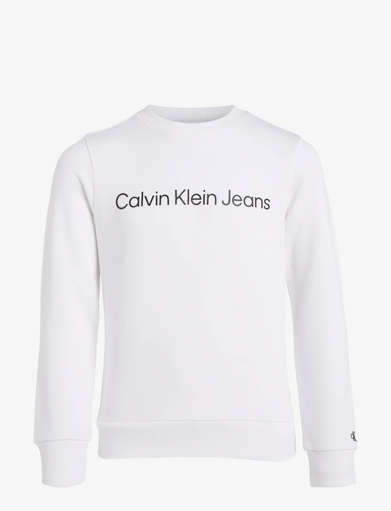 Calvin Klein - INST. LOGO REGULAR CN - džemperiai - bright white - 0