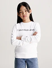 Calvin Klein - INST. LOGO REGULAR CN - sweatshirts - bright white - 3