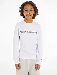 Calvin Klein - INST. LOGO REGULAR CN - sweatshirts - bright white - 6