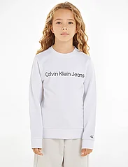 Calvin Klein - INST. LOGO REGULAR CN - sweatshirts - bright white - 8