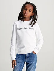 Calvin Klein - INST. LOGO REGULAR CN - džemperiai - bright white - 16