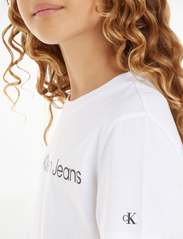 Calvin Klein - INST. LOGO SS T-SHIRT - kortærmede t-shirts - bright white - 5