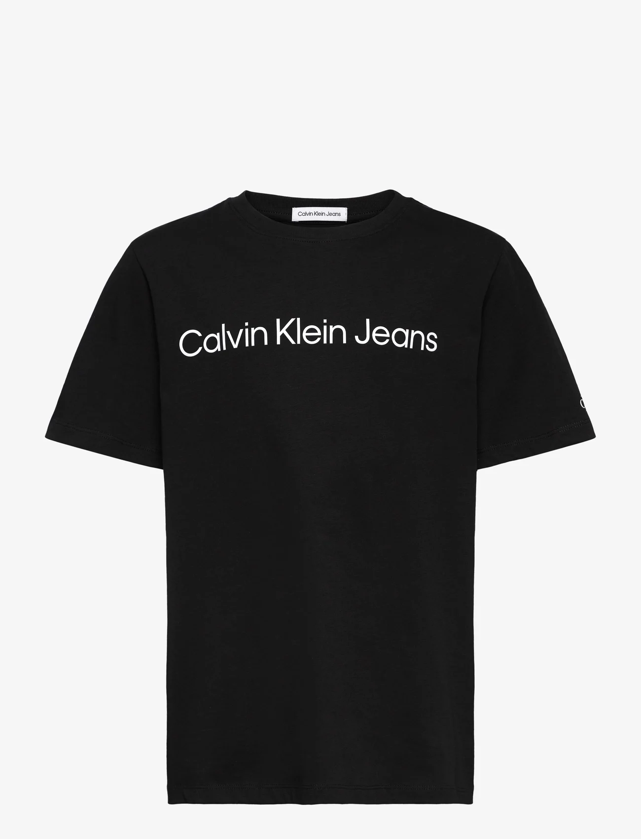 Calvin Klein - INST. LOGO SS T-SHIRT - t-krekli ar īsām piedurknēm - ck black - 0