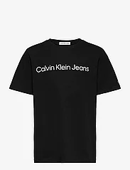 Calvin Klein - INST. LOGO SS T-SHIRT - short-sleeved t-shirts - ck black - 0