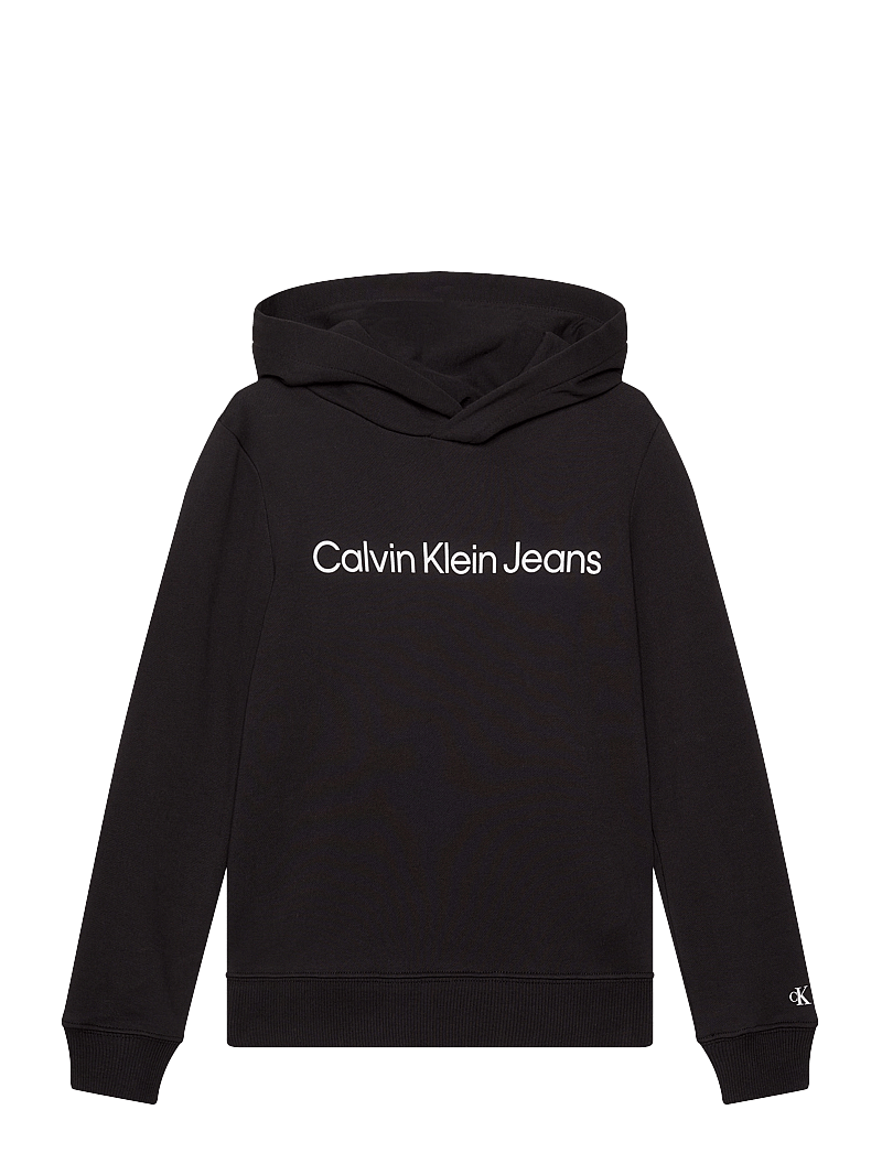 Calvin Klein Logo Terry Hoodie (CKMIU0IU00601 - Main Image