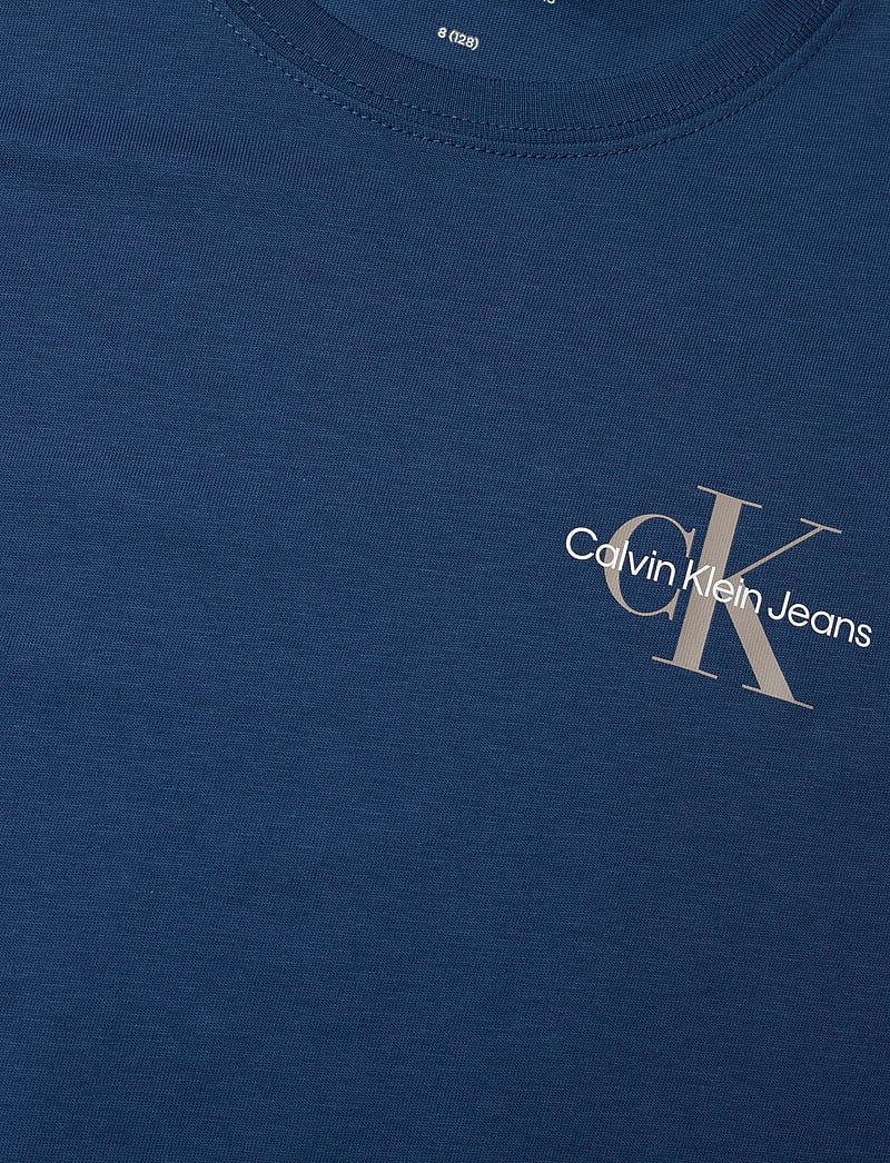 Calvin Klein - CHEST MONOGRAM T-SHIRT - kurzärmelige - blue jean - 2