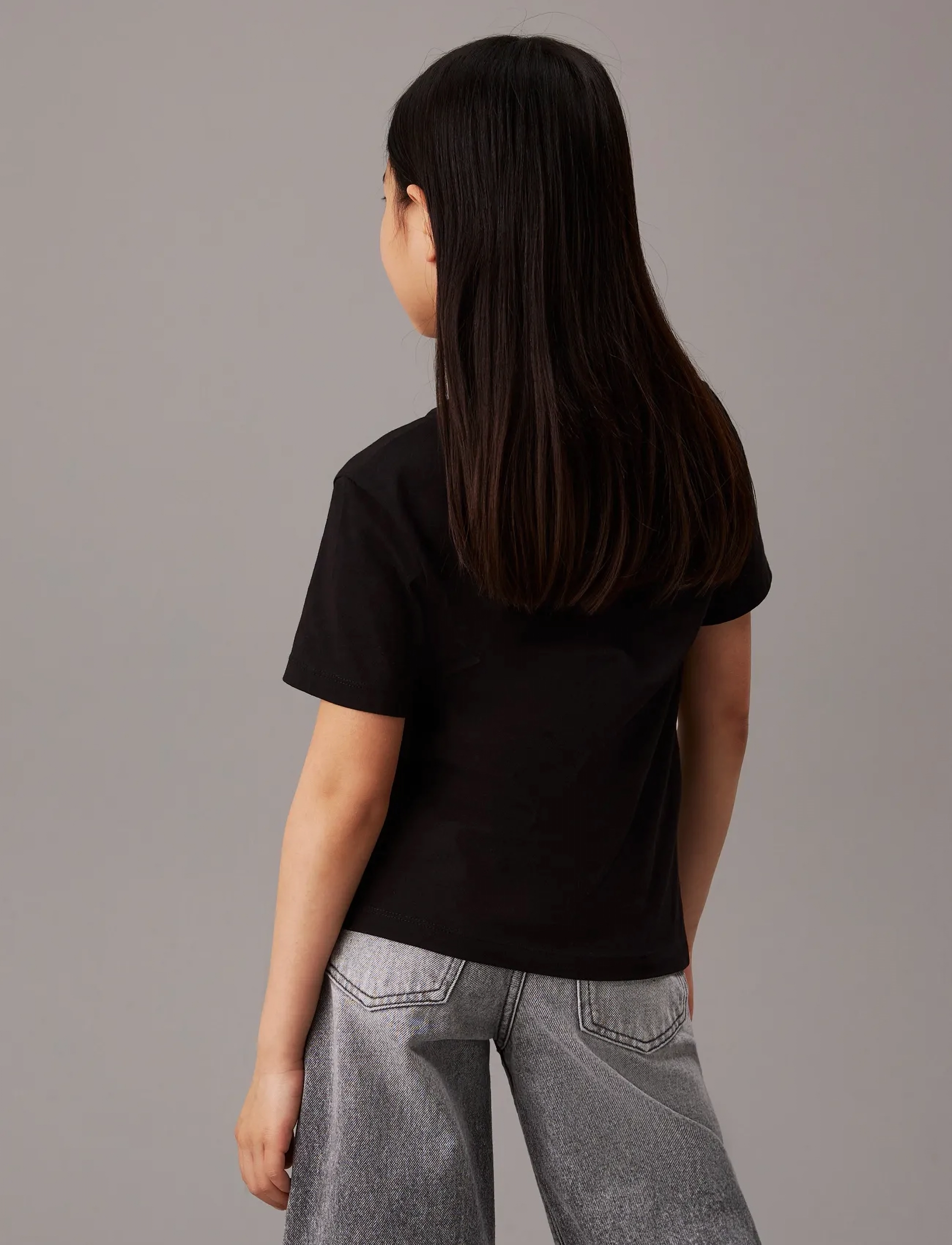 Calvin Klein - CHEST MONOGRAM T-SHIRT - kortærmede t-shirts - ck black - 3