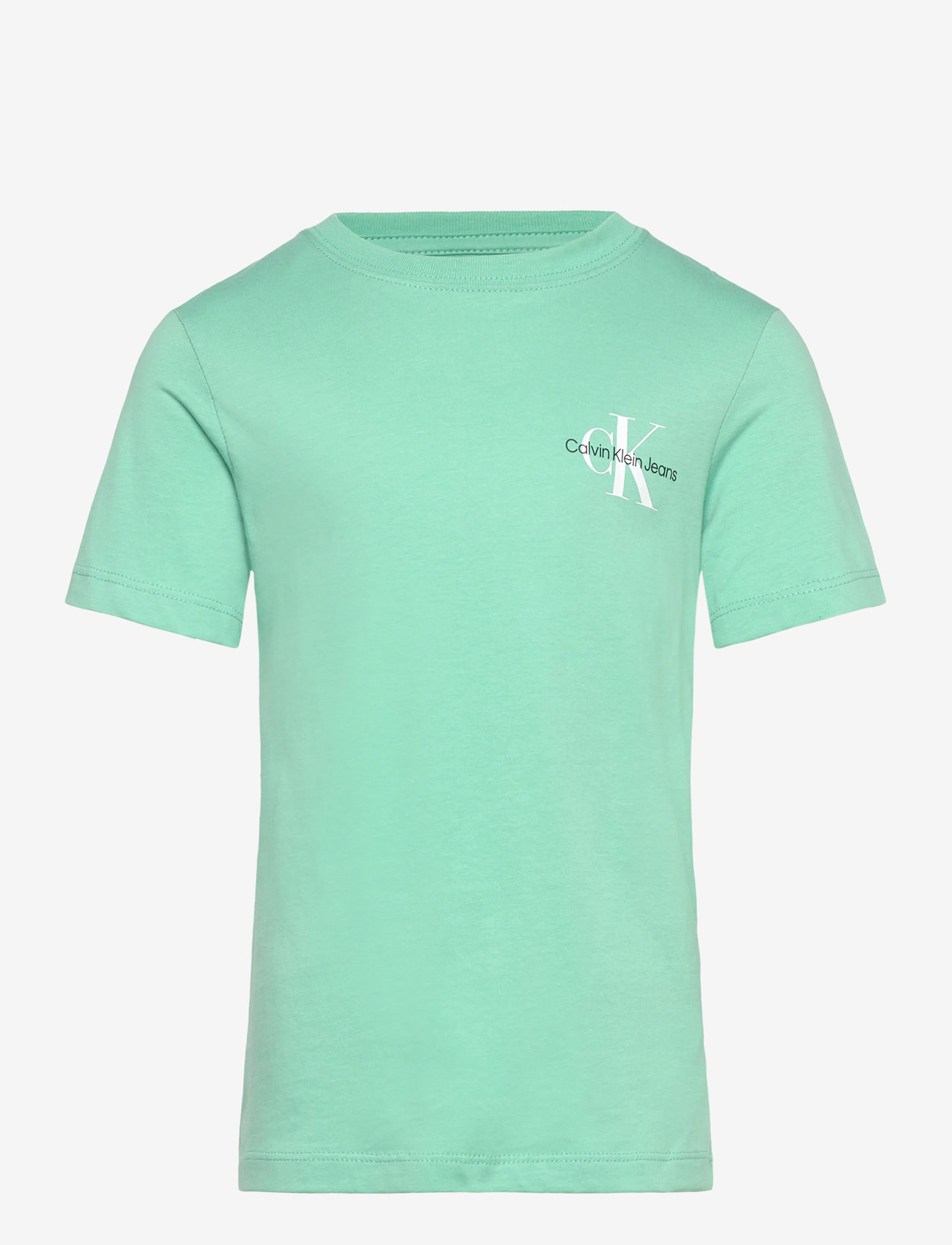 Calvin Klein - CHEST MONOGRAM T-SHIRT - kortærmede t-shirts - tickled green - 0