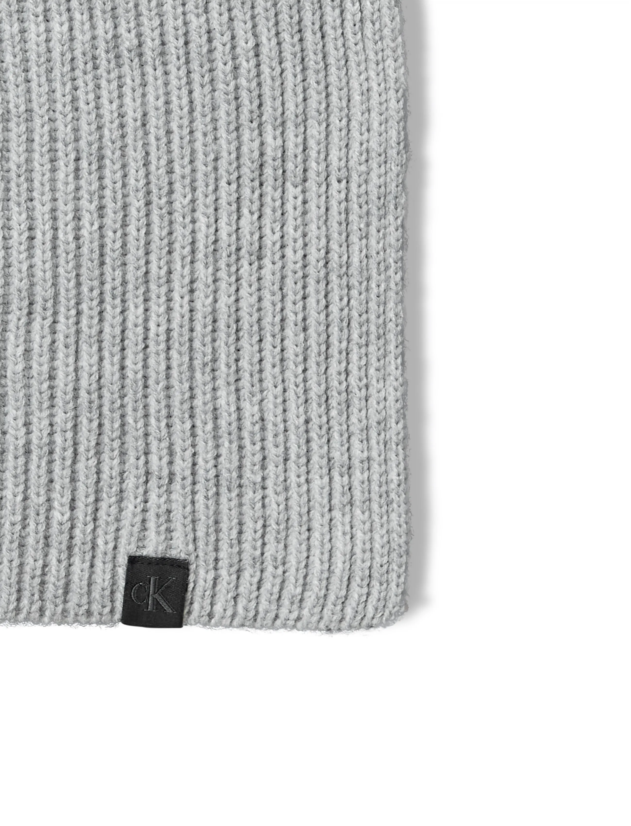 Calvin Klein - MONOGRAM RIB SCARF BEANIE SET - snow heather bc01 - 2